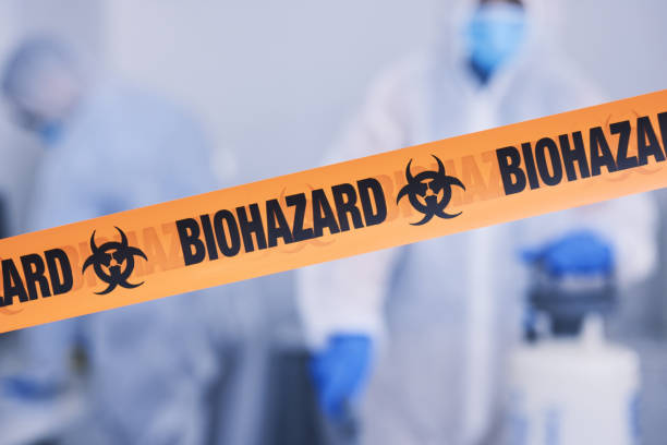 Professional Biohazard Cleanup technician working in Soddy-Daisy, TN